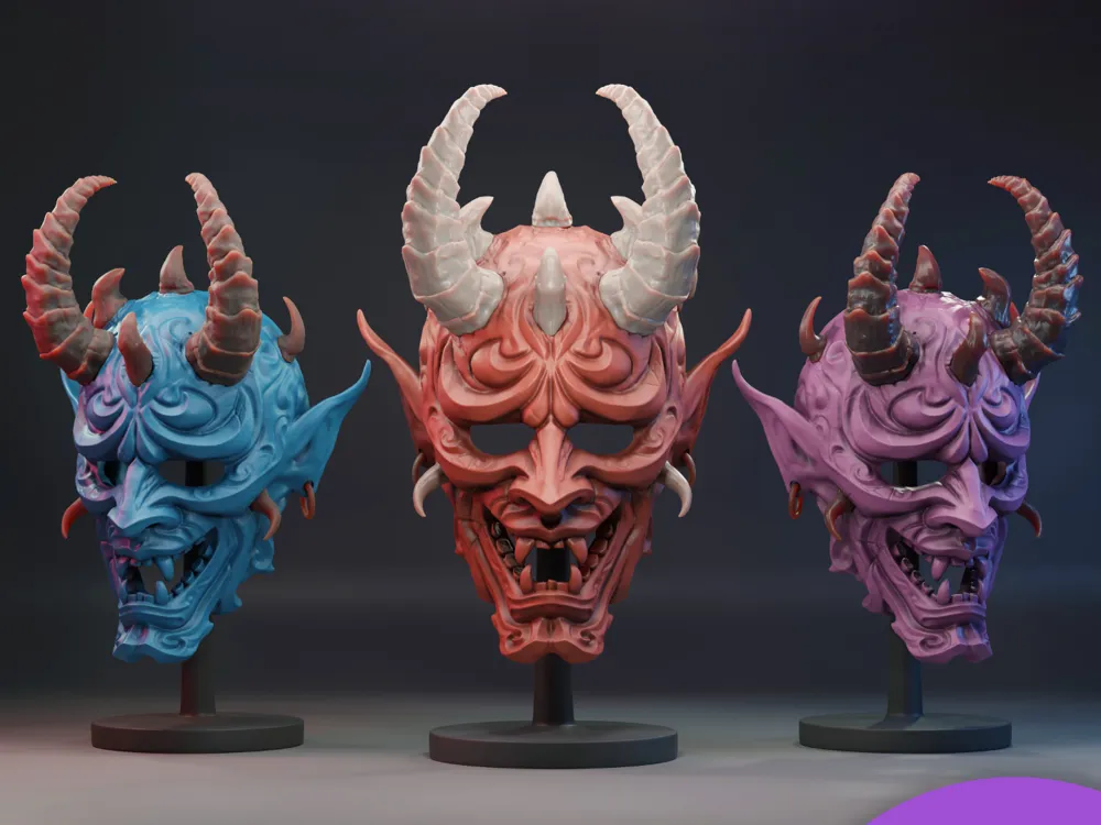 oni demon mask