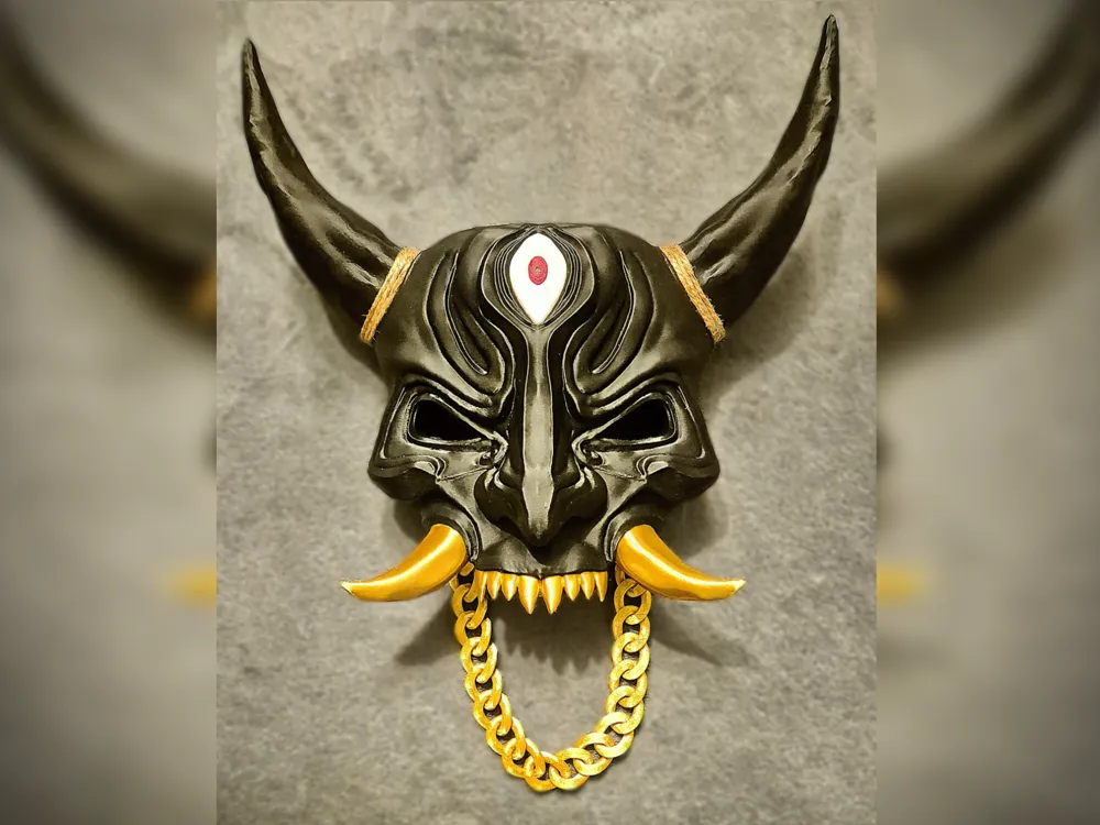 Oni Demon Mask - Multipart