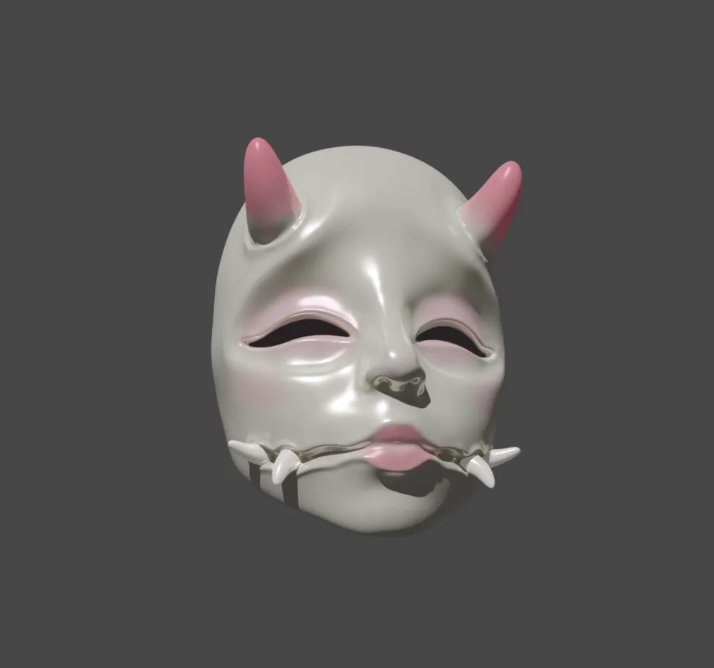 Oni Girl Mask