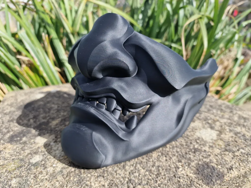 Oni Mask 8, photo 2 of 4 - Oni & Hannya Masks, they