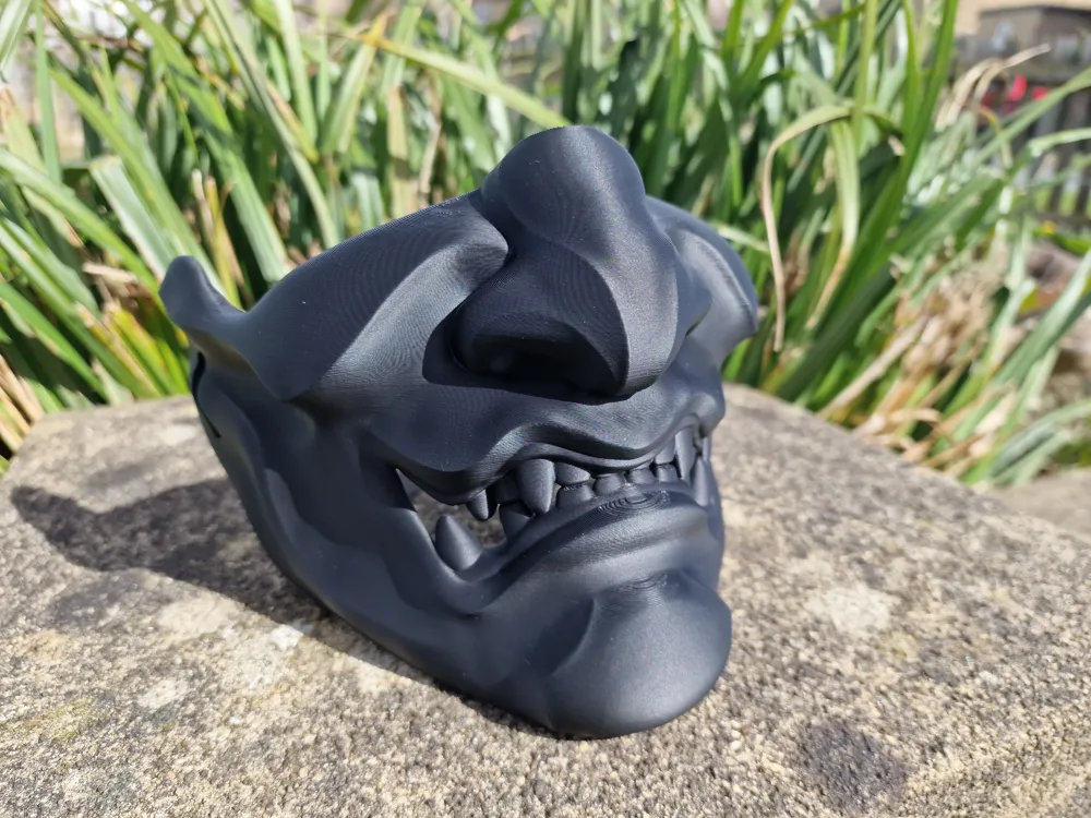 Oni Mask 8, photo 4 of 4 - Oni & Hannya Masks, onimask