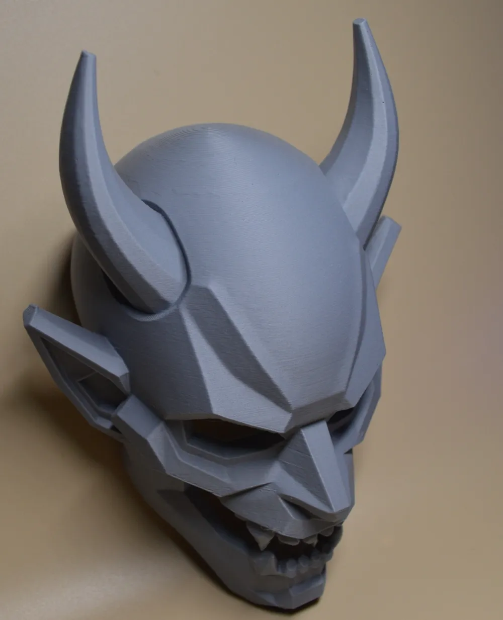 Oni mask Green goblin inspired, photo 3 of 4 - Oni mask Green goblin inspired Props & Cosplay