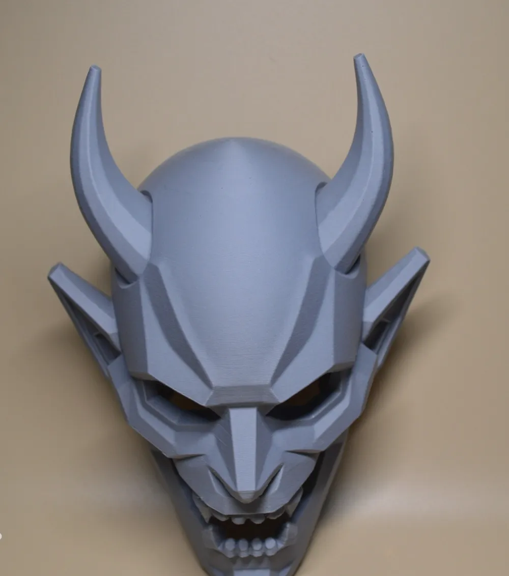 Oni mask Green goblin inspired, photo 4 of 4 - Oni mask Green goblin inspired Props & Cosplay