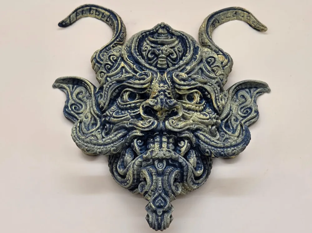 Oni Style Mask Wall Art