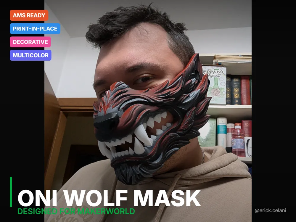 Oni Wolf Mask