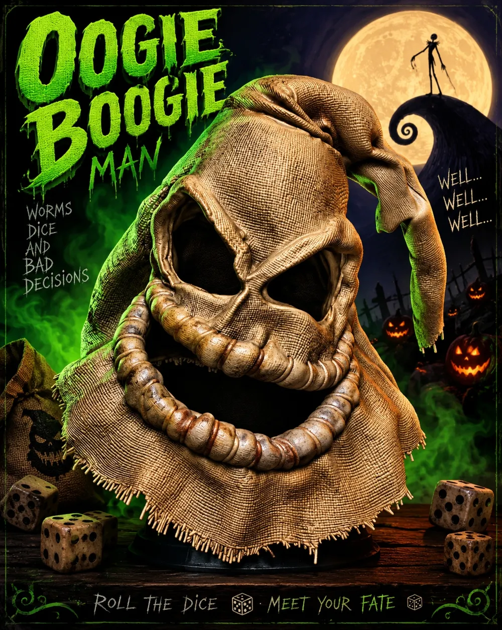OOGIE BOOGIE MAN "Nightmare before christmas", photo 3 of 4 - OOGIE BOOGIE MAN "Nightmare before christmas" Props & Cosplays