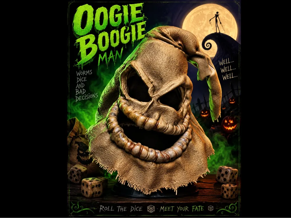 OOGIE BOOGIE MAN "Nightmare before christmas" - Masks & Helmets, in stock in India