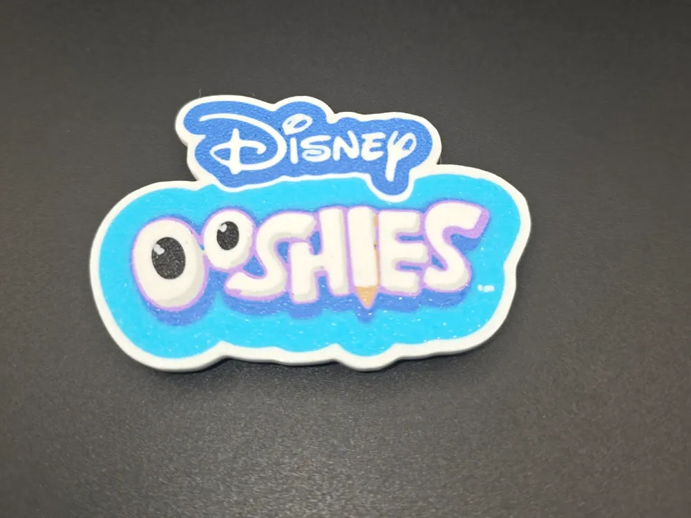 Ooshie Logo Display Stand, 7 Colours