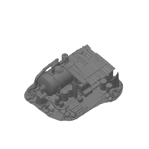 Ork Fuel Depot, Grimdark Terrain, photo 4 of 4 - Ork Fuel Depot, Grimdark Terrain Toys & Games