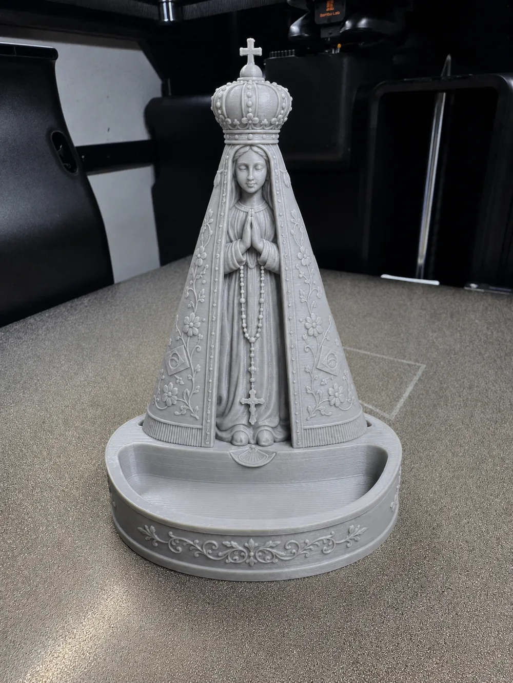 Nossa Senhora Aparecida, Porta Rosario 3D, photo 3 of 4 - Nossa Senhora Aparecida, Porta Rosario 3D Figurines & Collectibles
