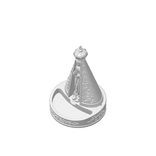 Nossa Senhora Aparecida, Porta Rosario 3D, photo 4 of 4 - Nossa Senhora Aparecida, Porta Rosario 3D Figurines & Collectibles