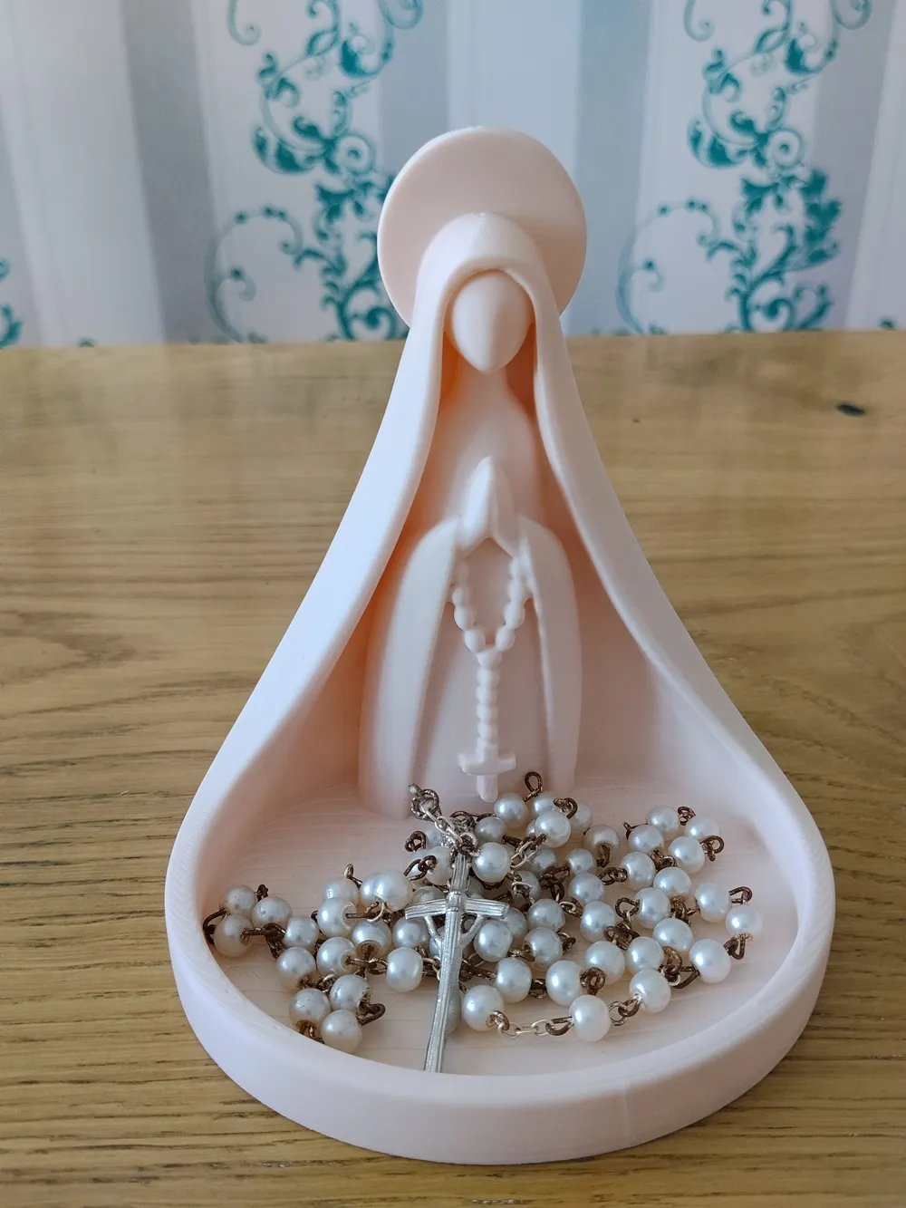 Our Lady of Aparecida Rosary Tray, photo 2 of 4 - Our Lady of Aparecida Rosary Tray Art