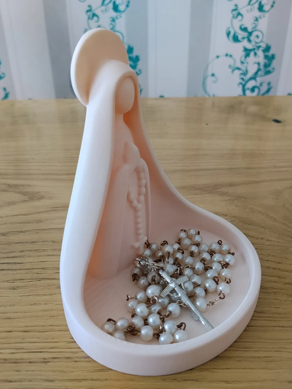Our Lady of Aparecida Rosary Tray, photo 3 of 4 - Our Lady of Aparecida Rosary Tray Art
