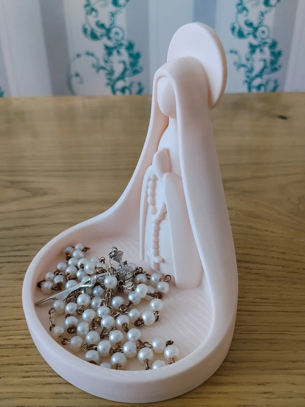 Our Lady of Aparecida Rosary Tray, photo 4 of 4 - Our Lady of Aparecida Rosary Tray Art