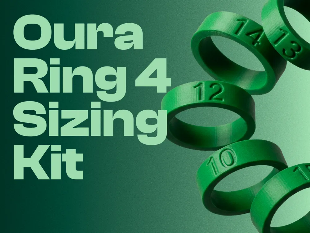 Oura Ring series 4 sizing rings