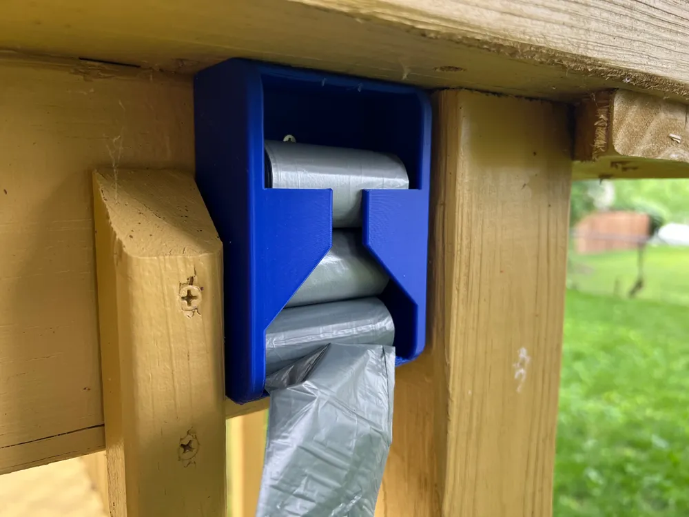 Outdoor Dog Waste (poo) Bag Dispenser, photo 2 of 4 - Leash & Poop-bag Holders, waste bag