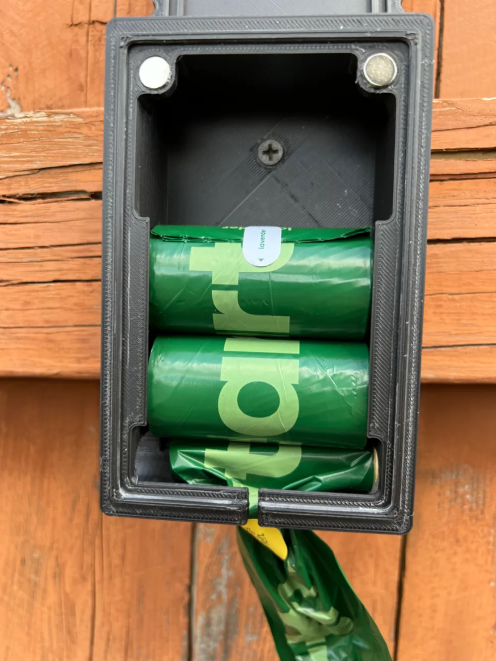 Outdoor Poop Bag Dispenser, photo 3 of 4 - Leash & Poop-bag Holders, dog