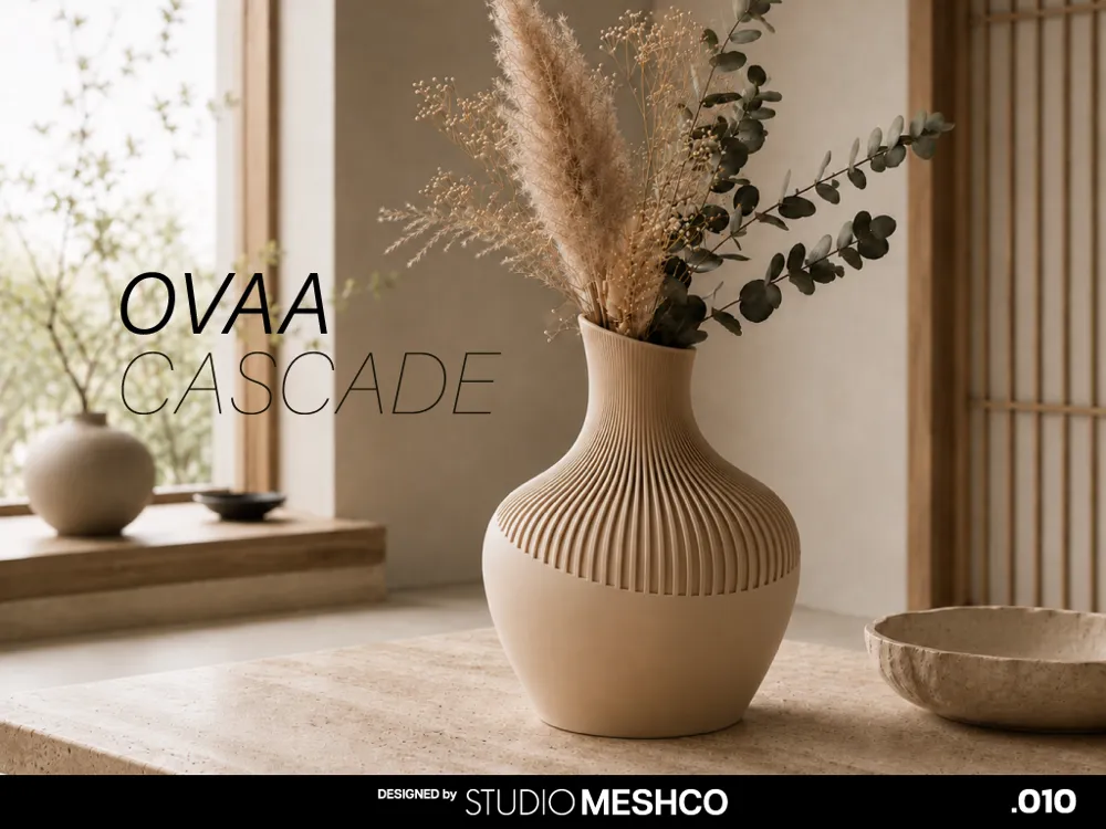 OVAA Cascade, Sculptural Vase, photo 4 of 4 - OVAA Cascade, Sculptural Vase Home Decor Items