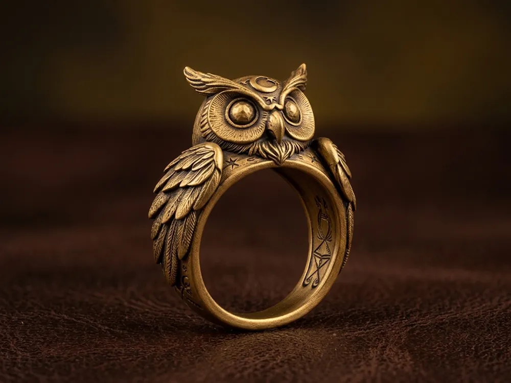 Owl Wings Ring