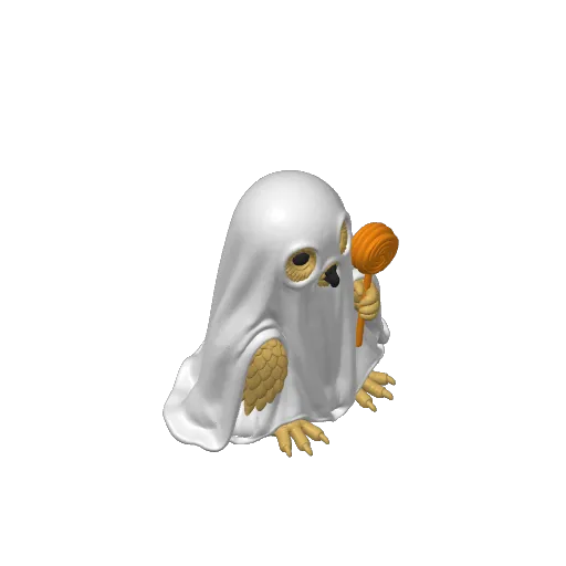 Owl Ghost Spooky Animal Friends, photo 4 of 4 - Owl Ghost Spooky Animal Friends Household