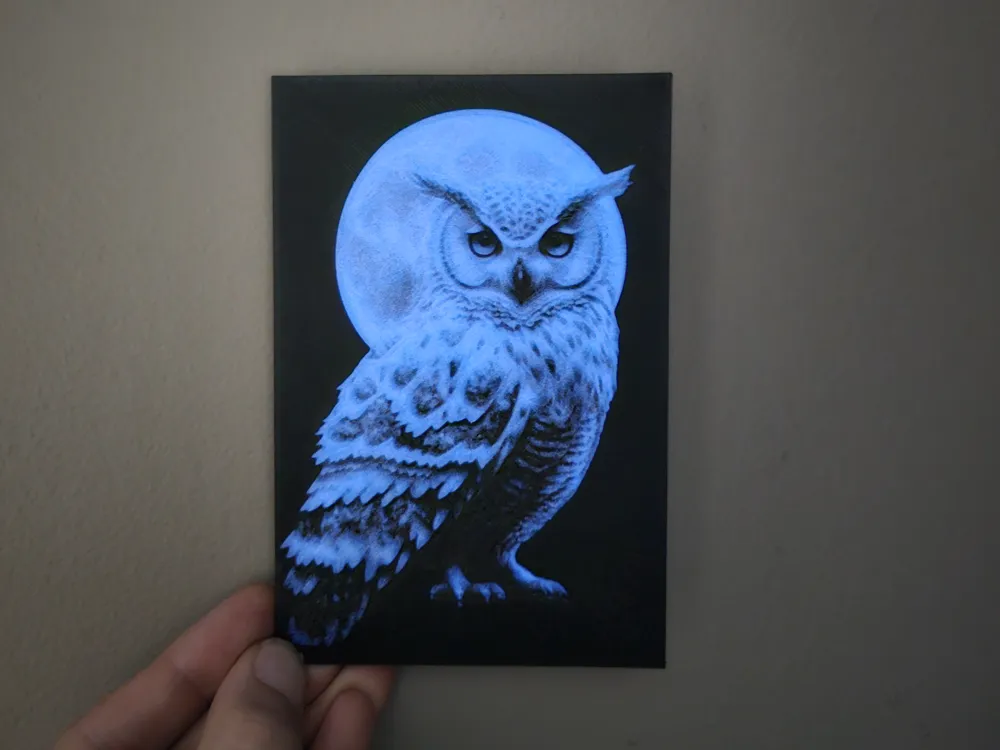 Owl Glow In The Dark