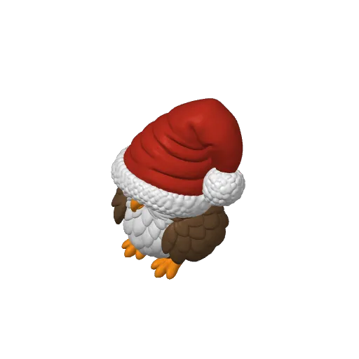 Owl Oversized Hat Christmas Animal Friends, photo 4 of 4 - Owl Oversized Hat Christmas Animal Friends Household