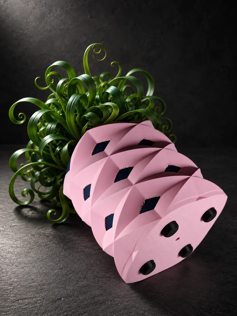 P021 Sculptural Planter: Origami Petals, photo 2 of 4 - P021 Sculptural Planter: Origami Petals Garden & Outdoor