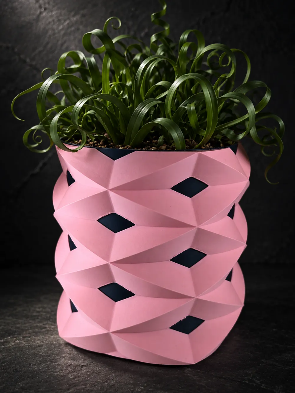 P021 Sculptural Planter: Origami Petals, photo 4 of 4 - P021 Sculptural Planter: Origami Petals Garden & Outdoor
