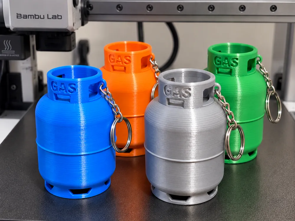 LPG Gas Cylinder Model, P13 - Fidget Keychains, in stock