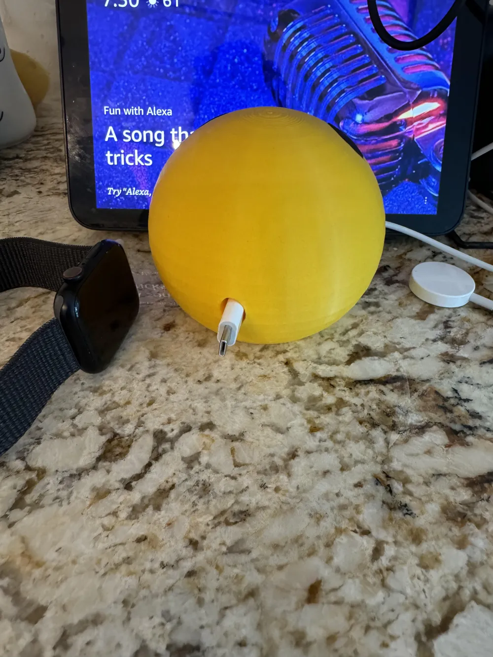 Pac Man Apple Watch Charging Station, photo 2 of 4 - Pac Man Apple Watch Charging Station Mobile & Device Accessories