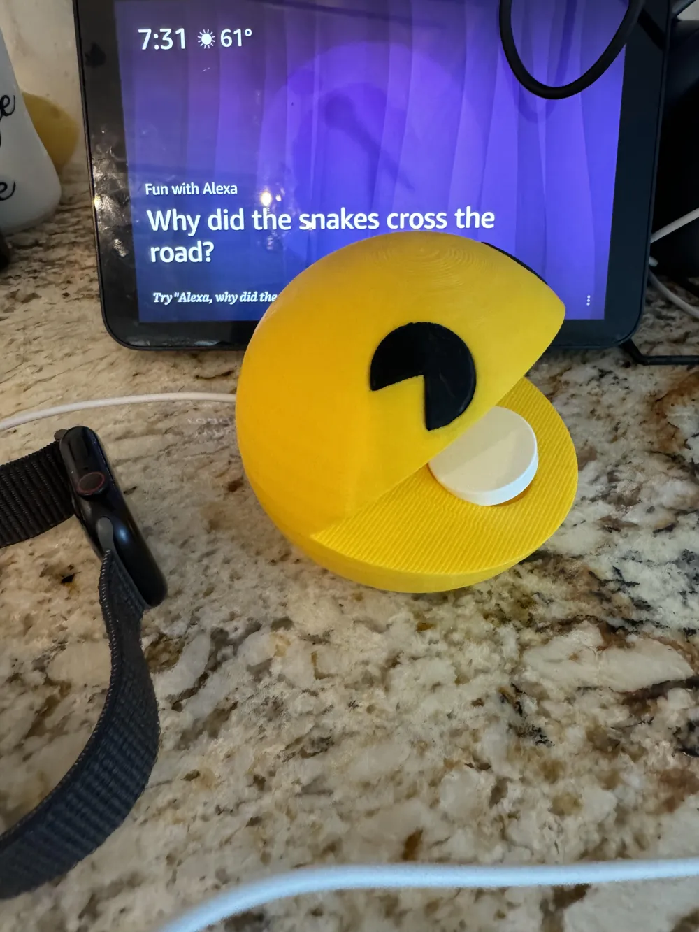 Pac Man Apple Watch Charging Station, photo 4 of 4 - Pac Man Apple Watch Charging Station Mobile & Device Accessories