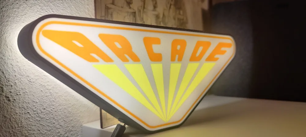 Palace Arcade Lightbox from Stranger Things