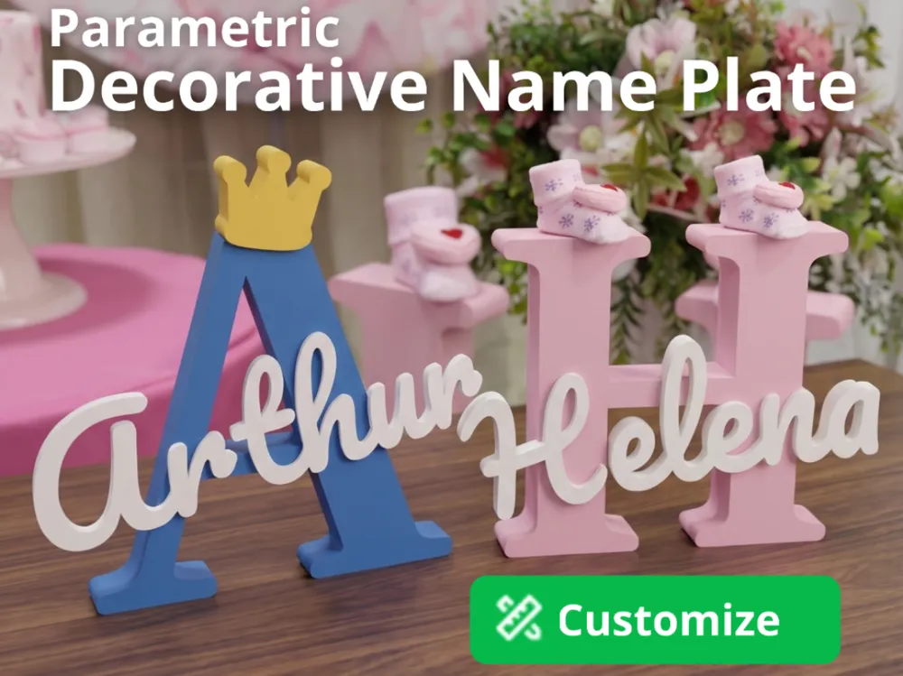 Parametric - Decorative Nameplate