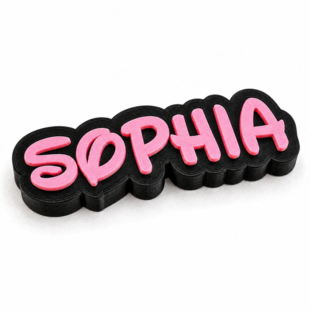 Parametric Disney Font Pencil Name Topper Pen, photo 3 of 4 - Parametric Disney Font Pencil Name Topper Pen Household