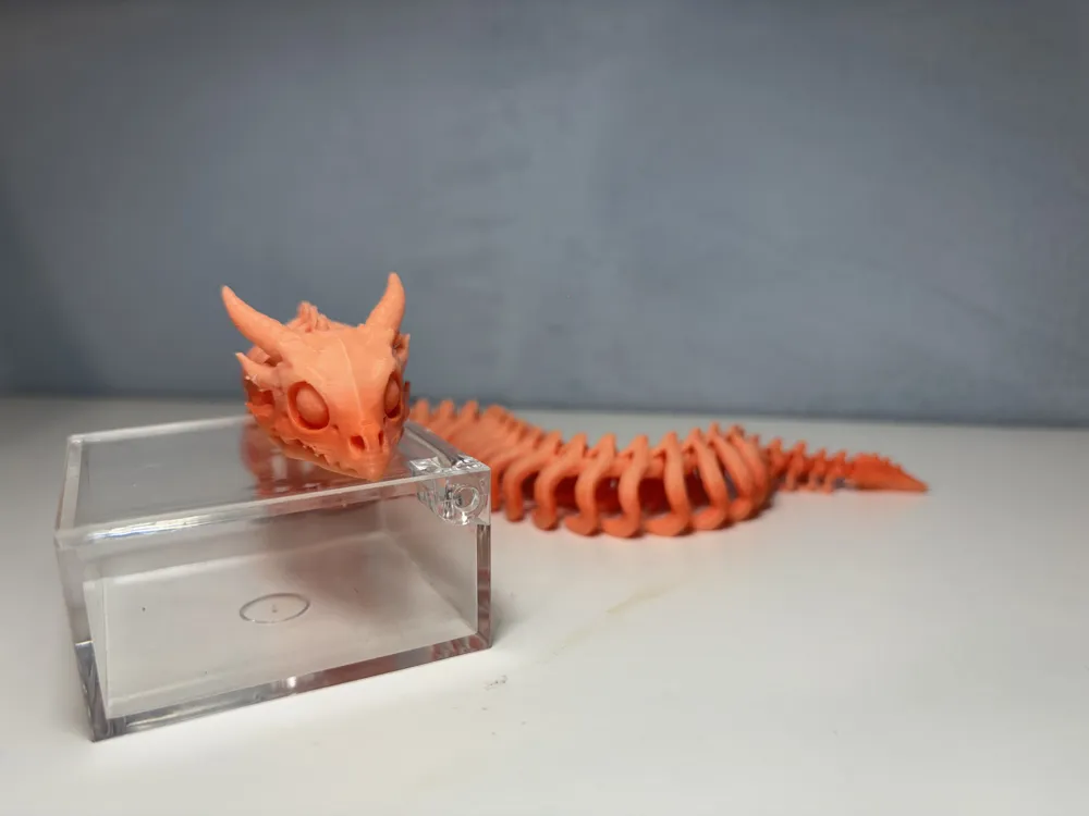 Parametric Flexi Skeletal Snake, photo 4 of 5 - Articulated Snakes & Lizards, custom length