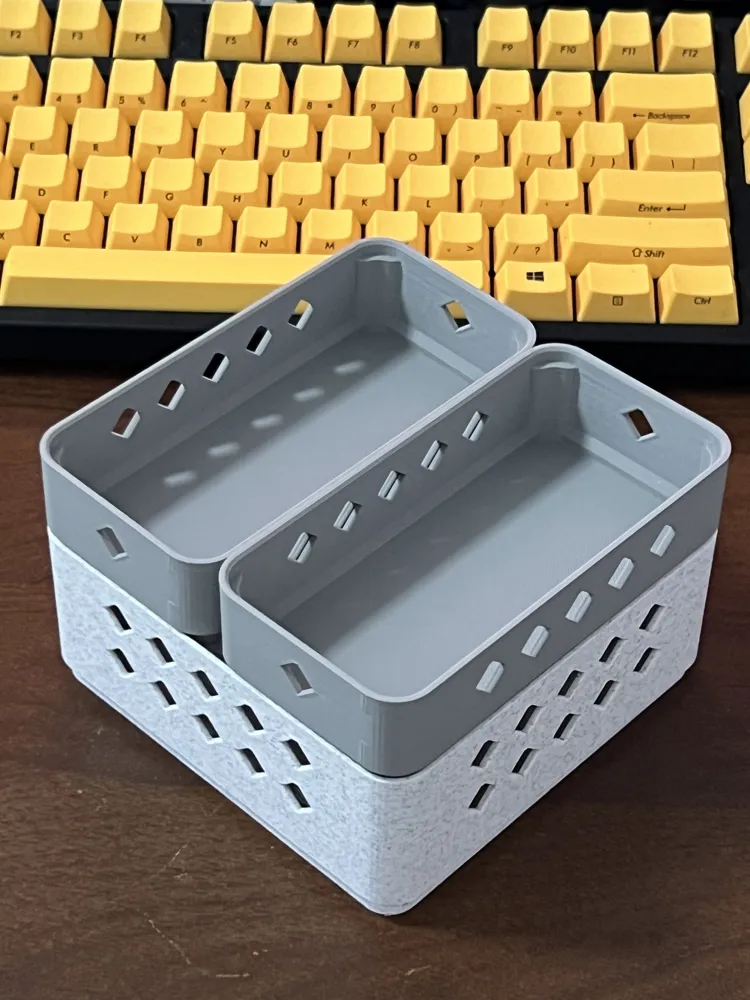 Parametric stackable storage box, photo 4 of 4 - Parametric stackable storage box Storage & Organisation