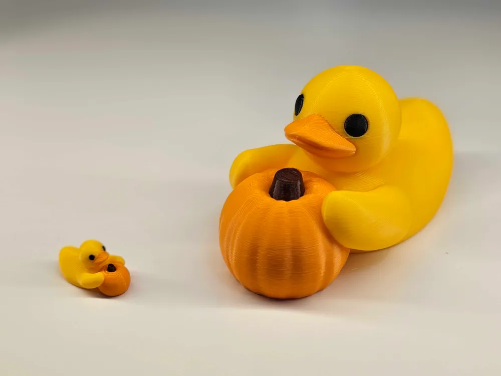 Patch the Pumpkin Duck, photo 2 of 3 - Patch the Pumpkin Duck Household