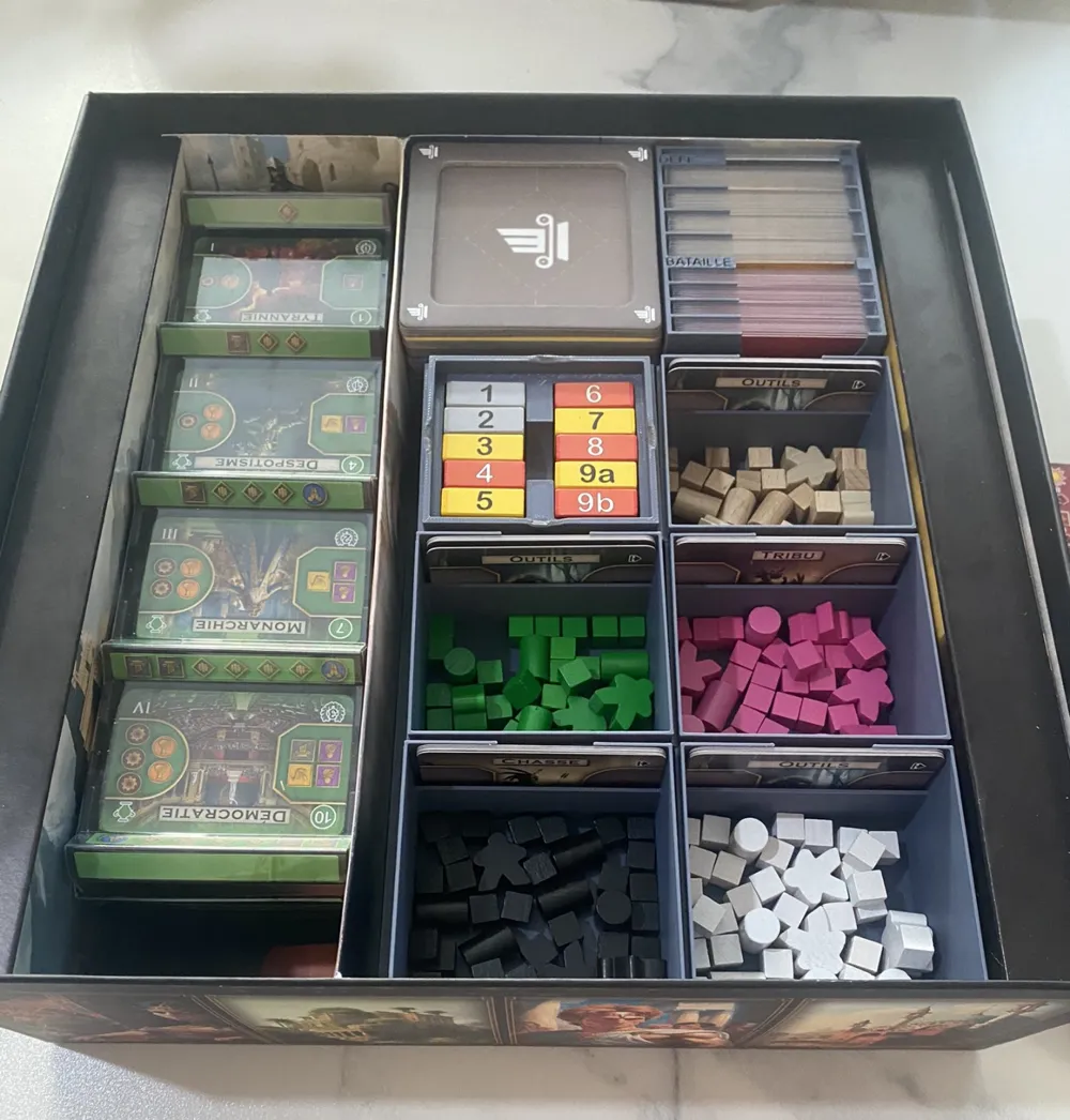 Path of Civilization Insert/Organizer, photo 4 of 4 - Path of Civilization Insert/Organizer Toys & Games