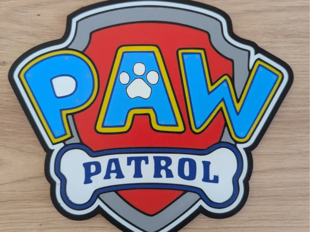 Paw Patrol Logo Lightbox LED Lamp - Signs & Logos, in stock in India