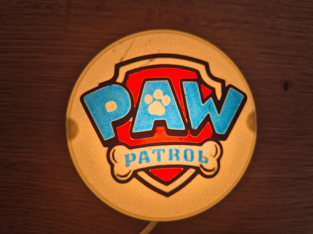 Paw Patrol night lamp, photo 2 of 4 - Paw Patrol night lamp Household