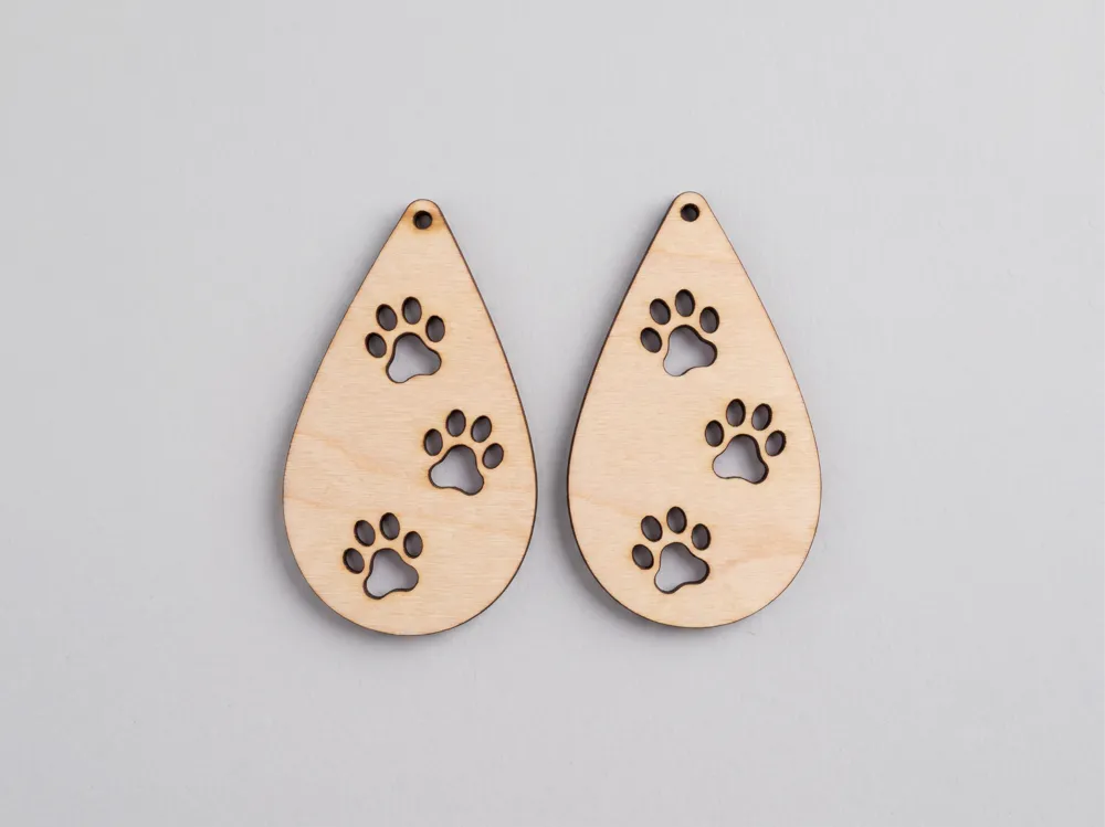 Paw Earrings - Drop & Dangle Earrings, in stock
