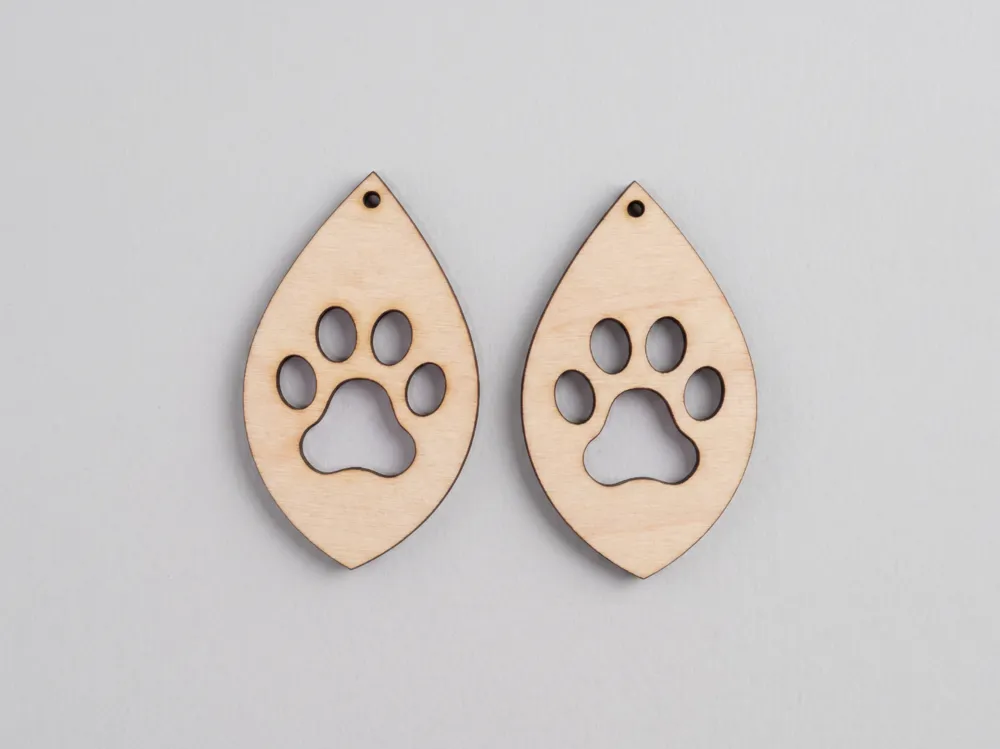 Paw Earrings - Drop & Dangle Earrings, in stock