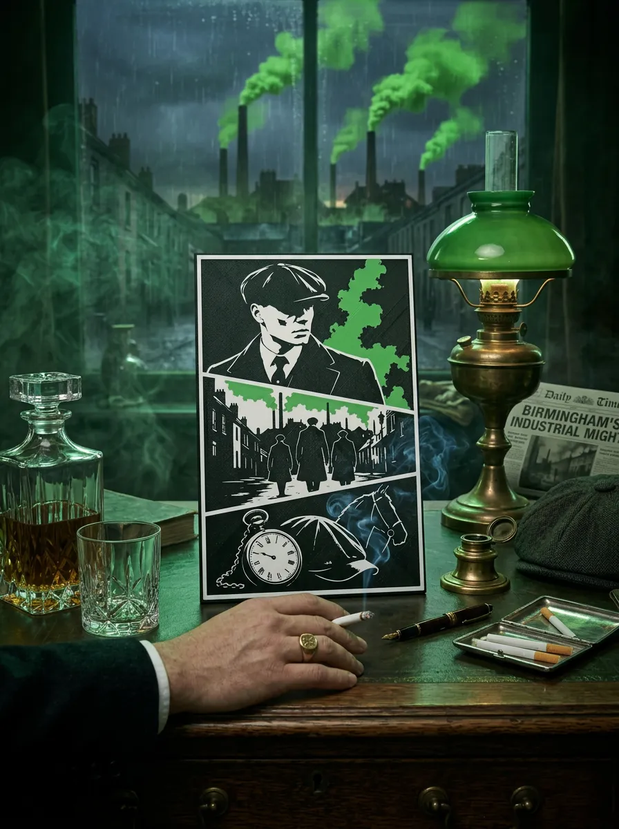 Peaky Blinders Storyboard Wall Art, photo 3 of 4 - Peaky Blinders Storyboard Wall Art Household