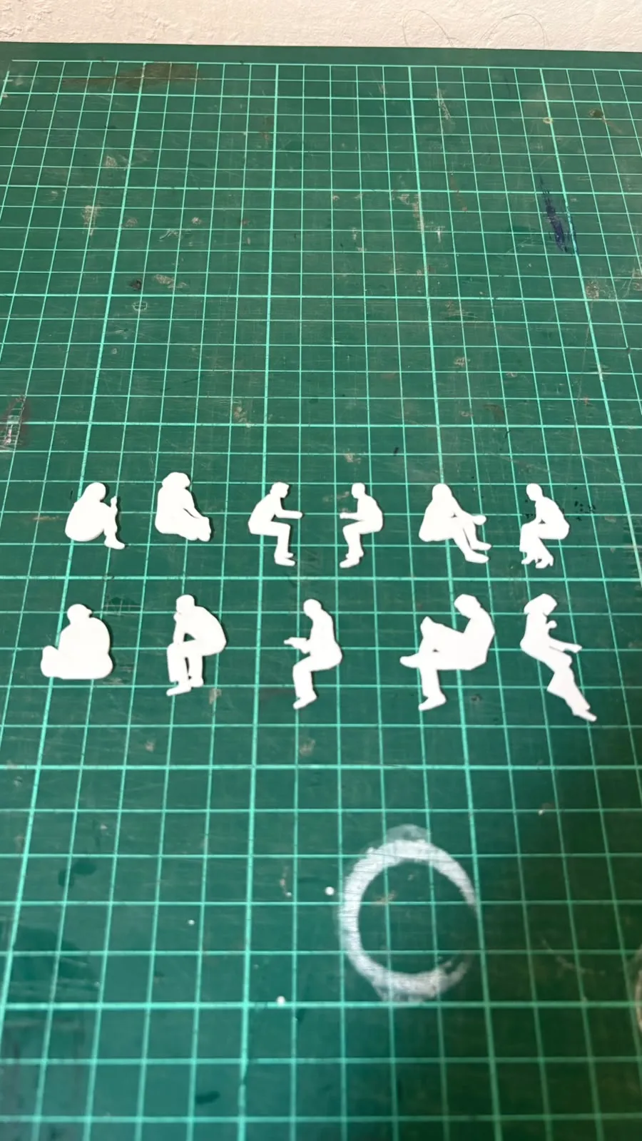 Siluetas de Personas v3, Multiescala (1:200, 1:50), photo 2 of 4 - Siluetas de Personas v3, Multiescala (1:200, 1:50) Miniatures