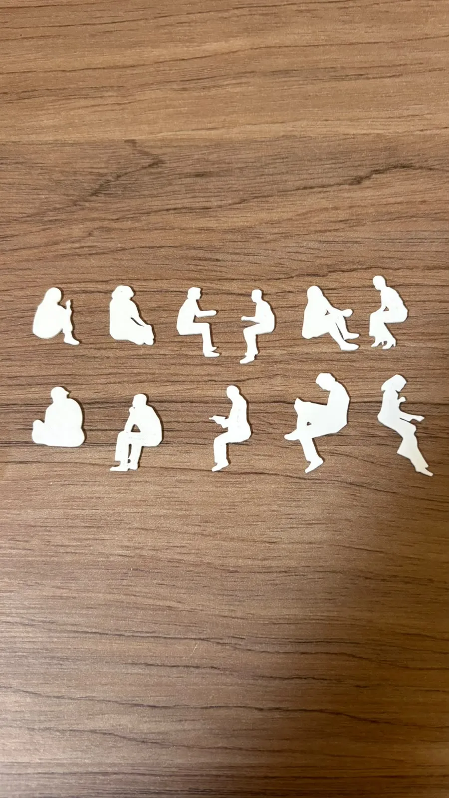 Siluetas de Personas v3, Multiescala (1:200, 1:50), photo 3 of 4 - Siluetas de Personas v3, Multiescala (1:200, 1:50) Miniatures