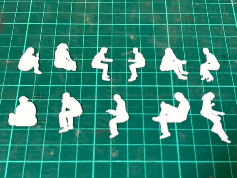 Siluetas de Personas v3, Multiescala (1:200, 1:50) - Architecture, in stock in India