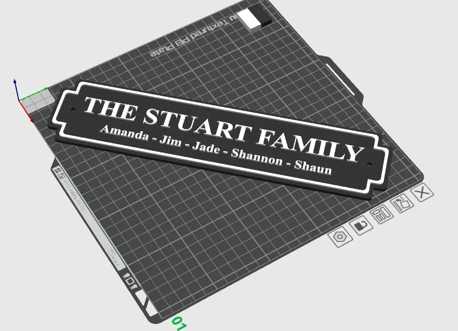 Personalised/Custom Family Names Street Style Sign, photo 2 of 4 - Custom & Name Signs, street sign