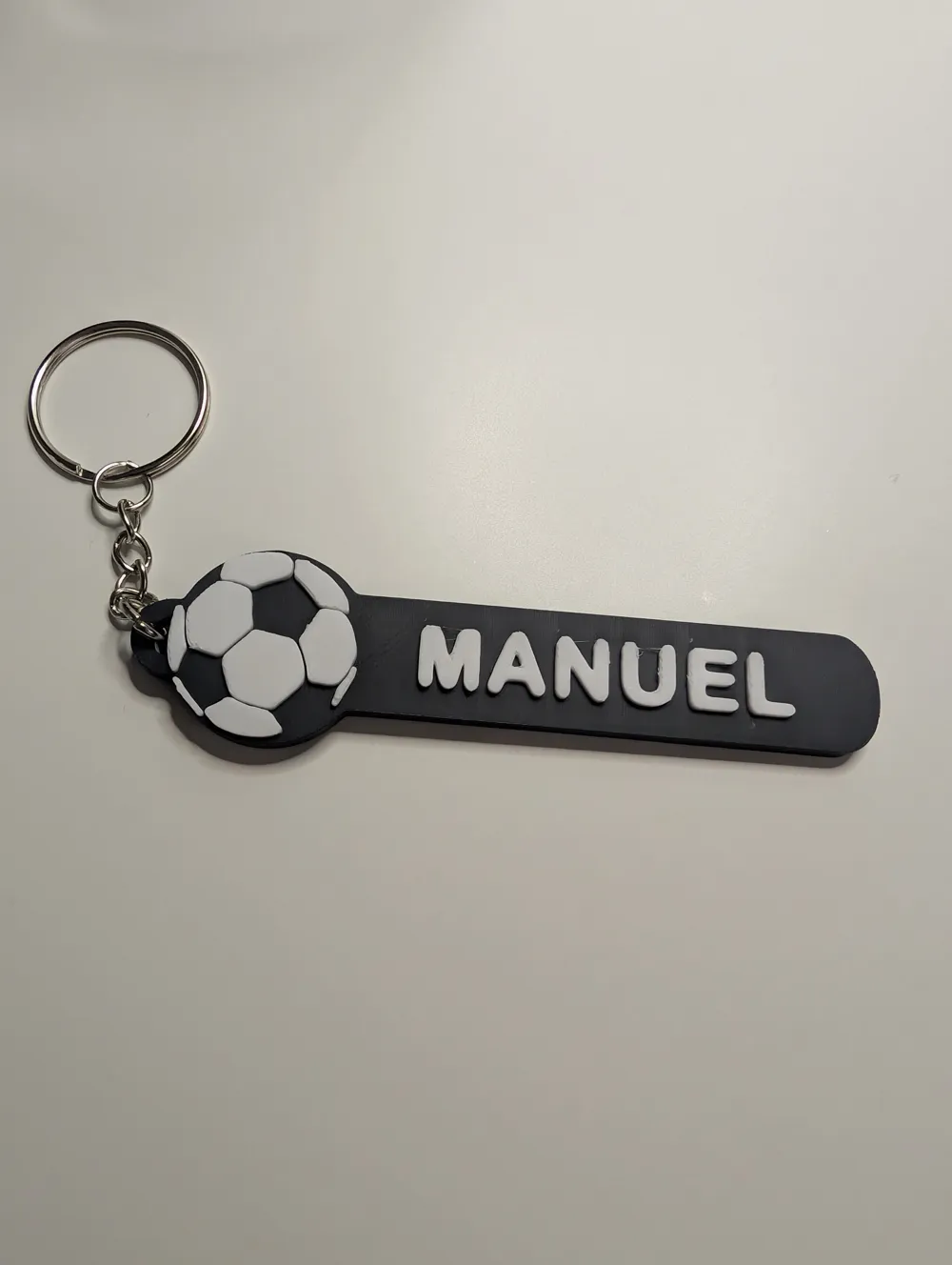 Personalised Football / Soccer Name Keychain, photo 2 of 4 - Photo & Custom Keychains, keyring
