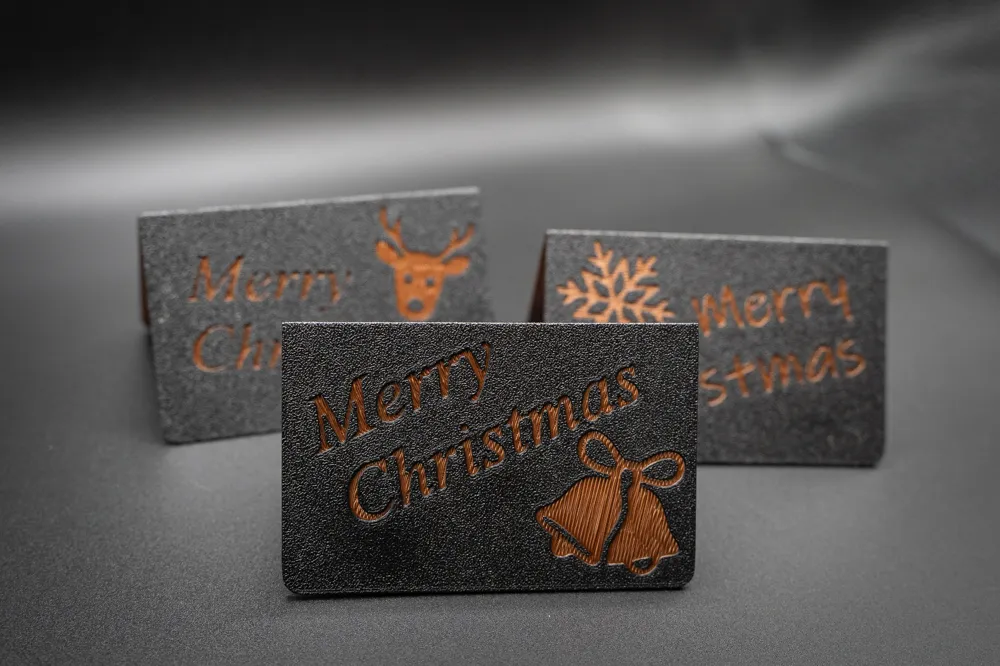 Personalisierbare Weihnachts-Tischkarten, photo 3 of 4 - Christmas Gifts & Stocking Fillers, decoration