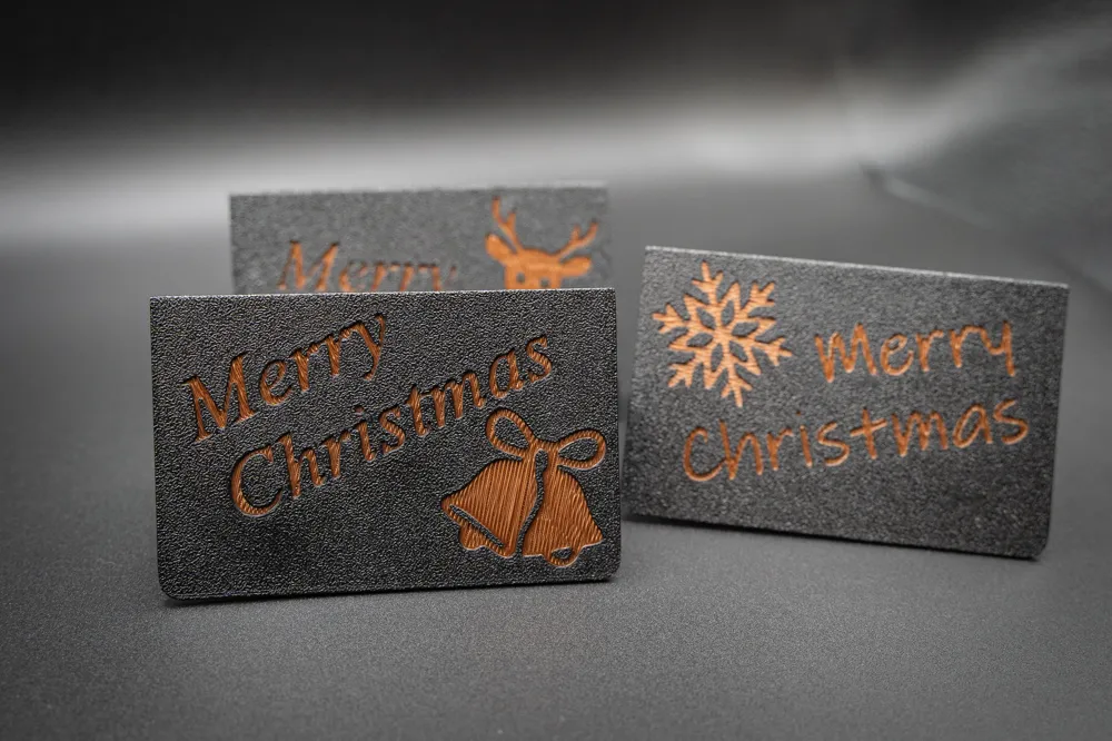Personalisierbare Weihnachts-Tischkarten, photo 4 of 4 - Christmas Gifts & Stocking Fillers, name tag